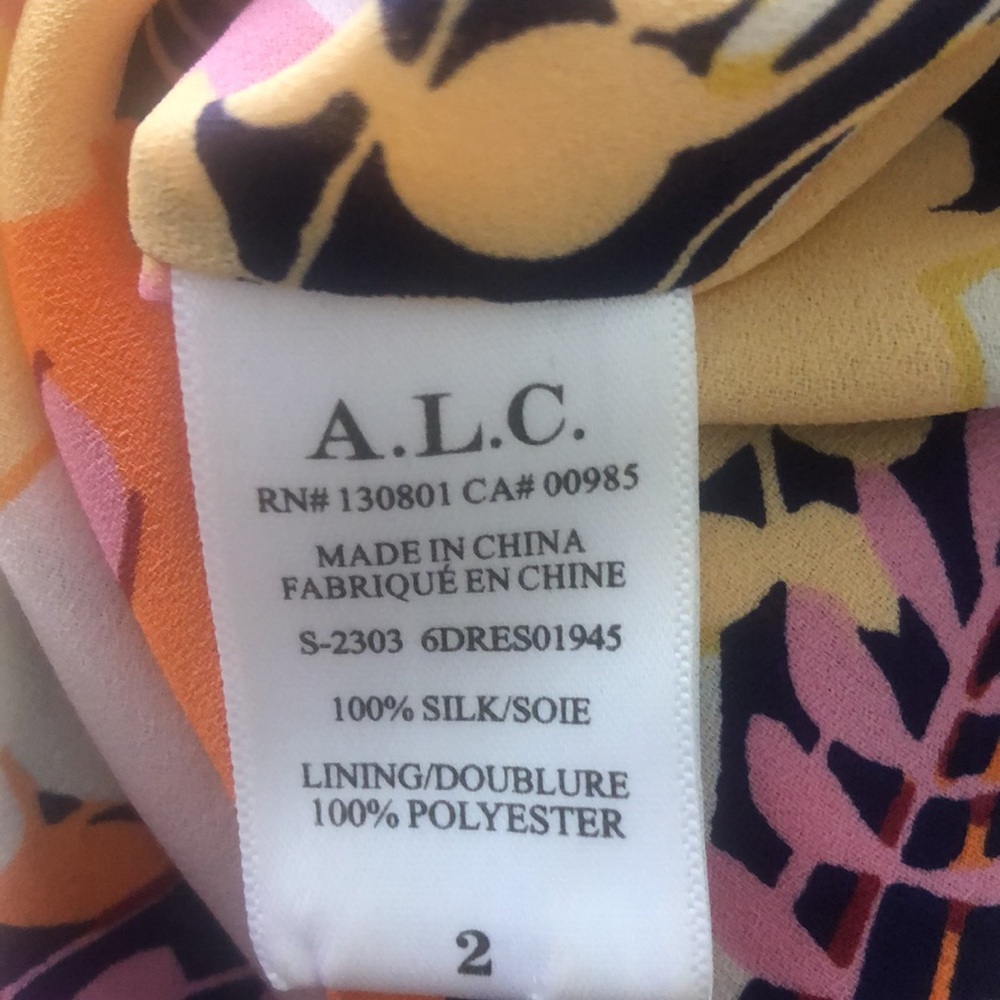 A.L.C Floral Halter Maxi Dress size 2 - Picture 14 of 14